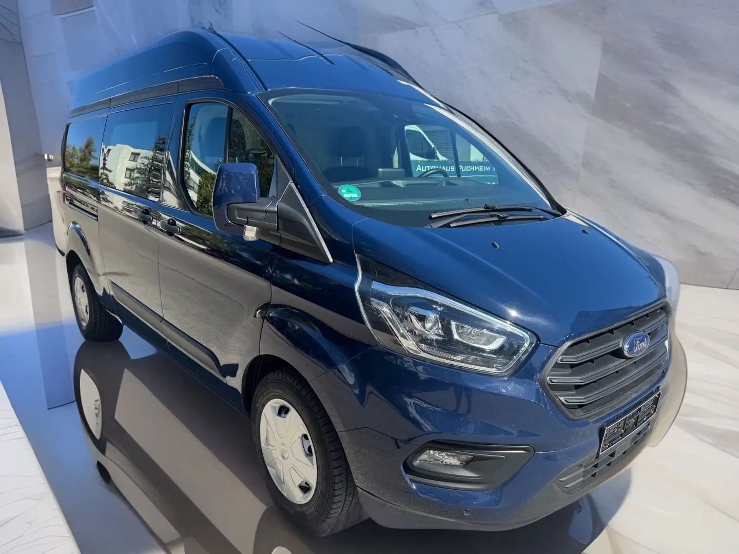 Ford Transit Custom 340 L2 Bi-Xenon/Kam/Navi/ACC/Spur Blau - 1