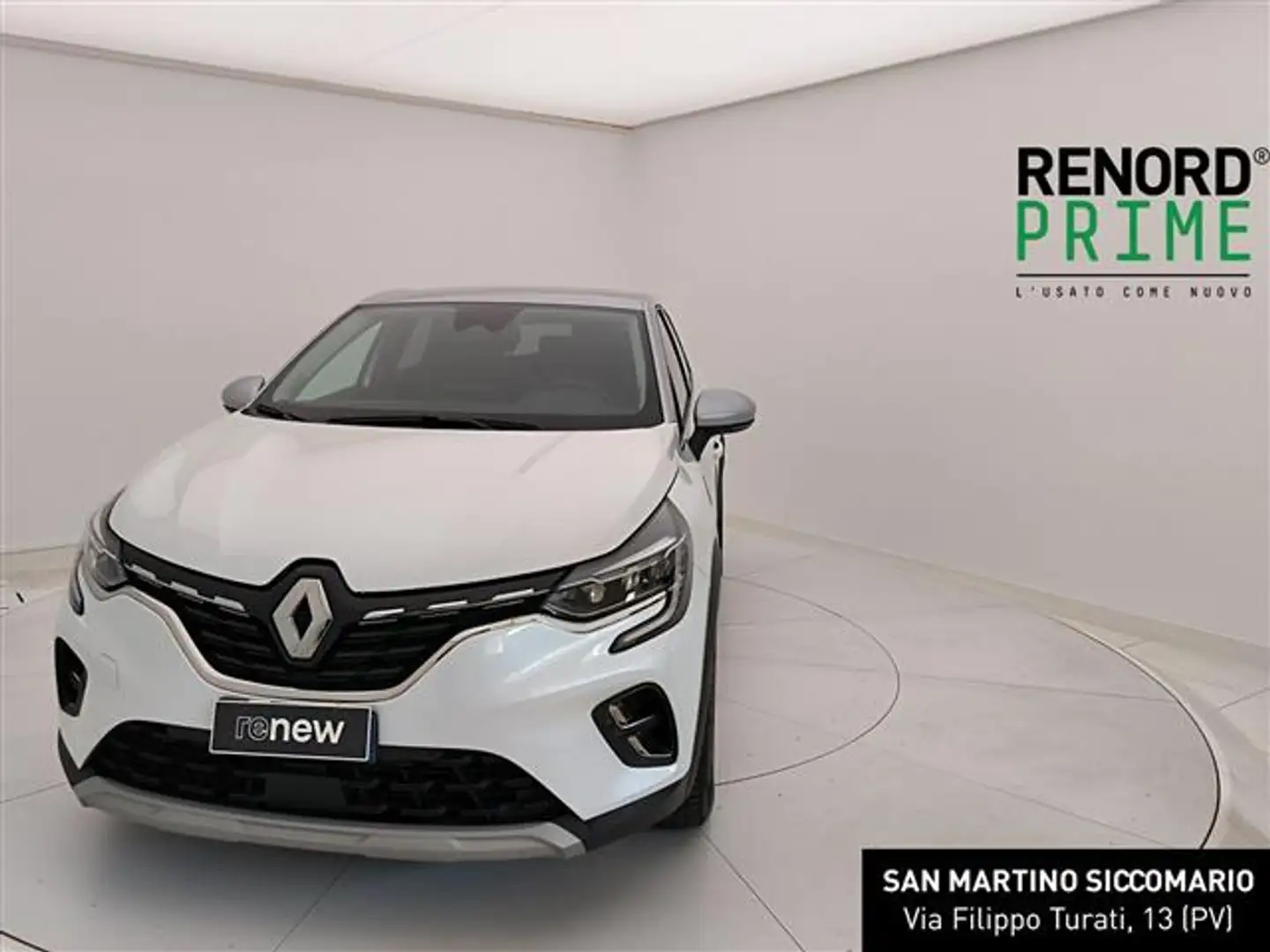 Renault Captur 1.6 E-Tech hybrid Techno Fast Track 145cv auto Bianco - 1