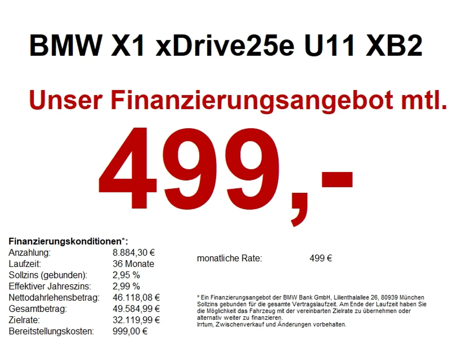 BMW X1 xDrive25e U11 XB2 *M-Sportpaket* *AHK* Plateado - 1