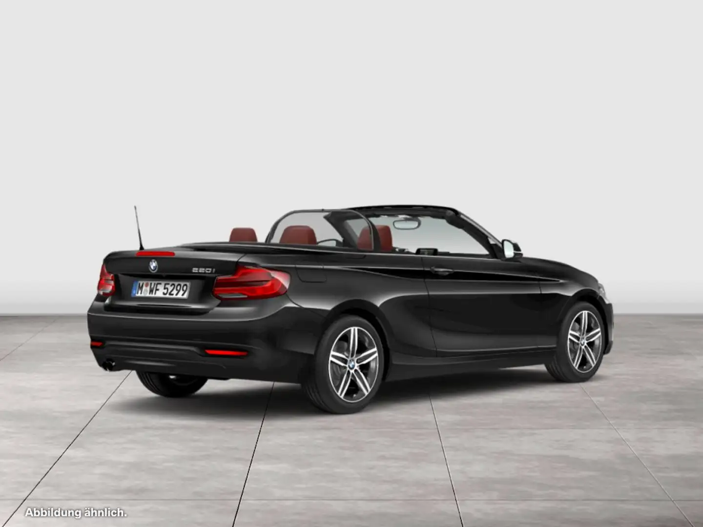 BMW 220 i A Sport Line Schwarz - 2