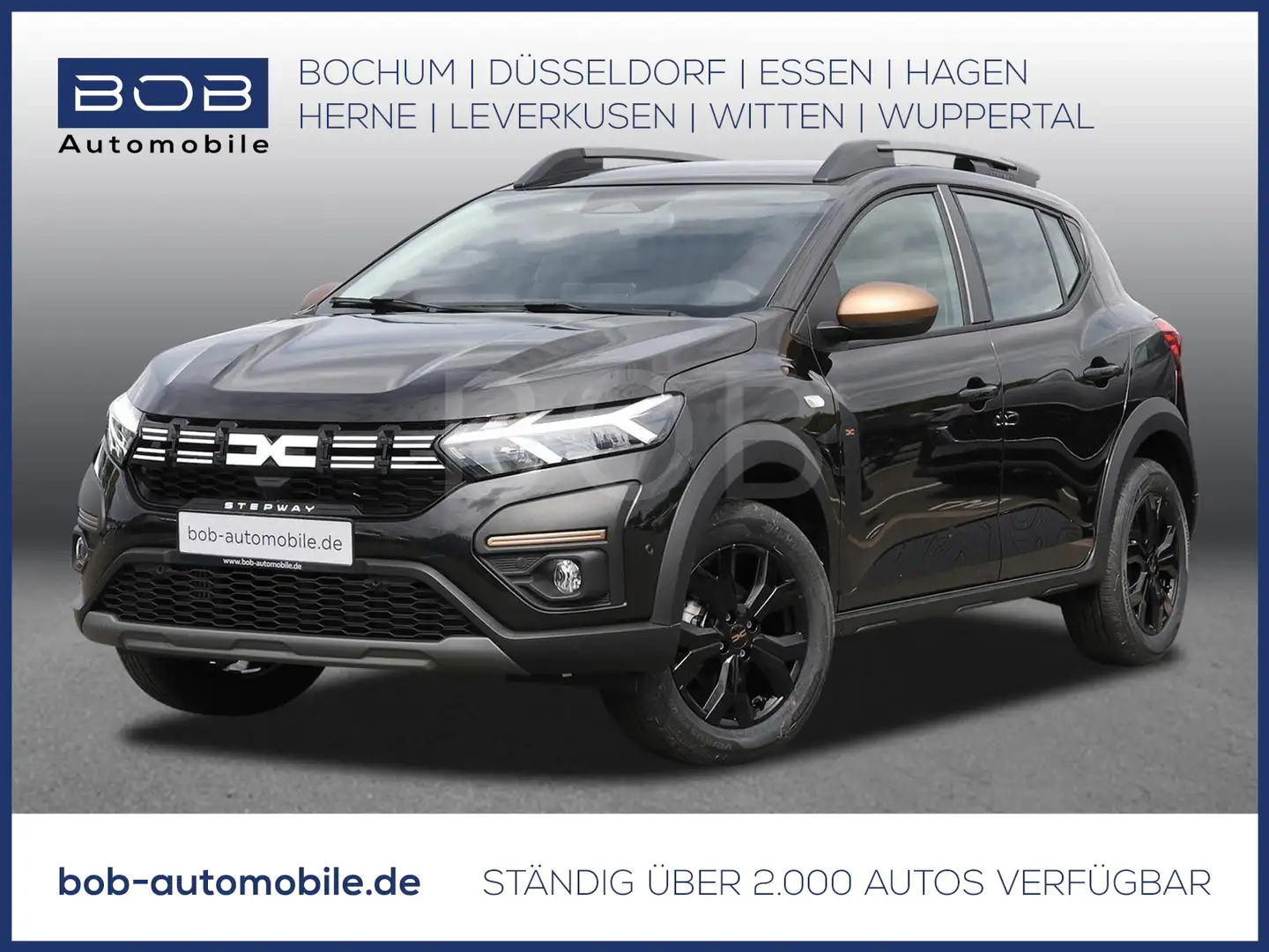 Dacia Sandero Stepway Extreme+ Eco- G 8-fach bereift Schwarz - 1