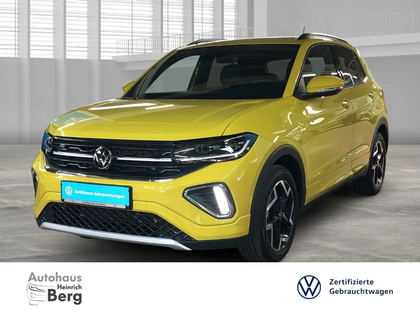 Volkswagen T-Cross R-Line 1.0 TSI DSG Sportpaket Navi LED Blendfreies Gelb - 1