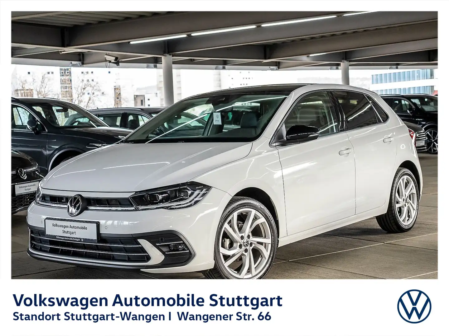 Volkswagen Polo Style 1.0 TSI DSG Navi Kamera ACC LED SHZ Weiß - 1