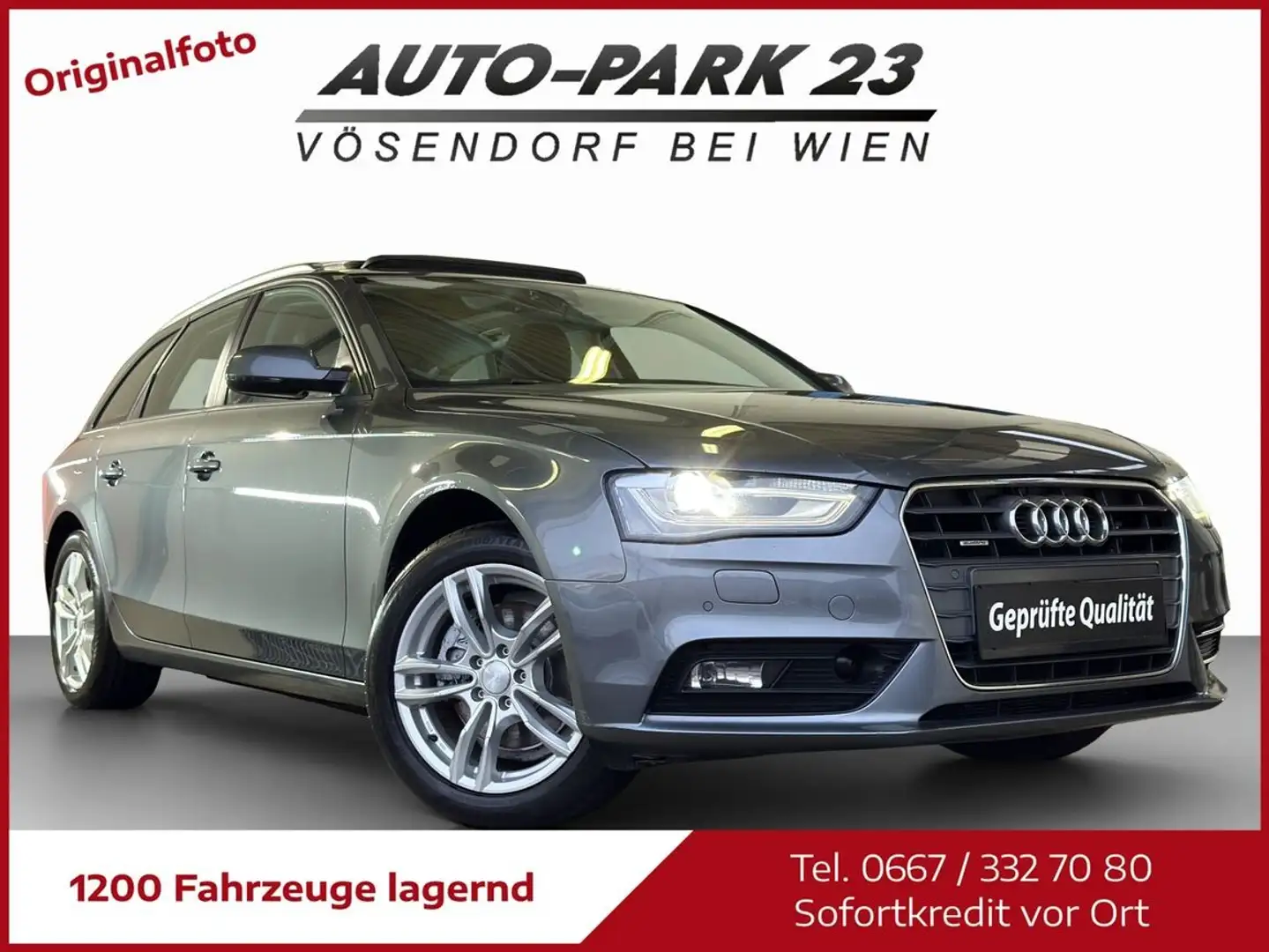 Audi A4 Avant 2.0 TDI quattro*190PS*NAVI*S tronic*PANO*... Grau - 1