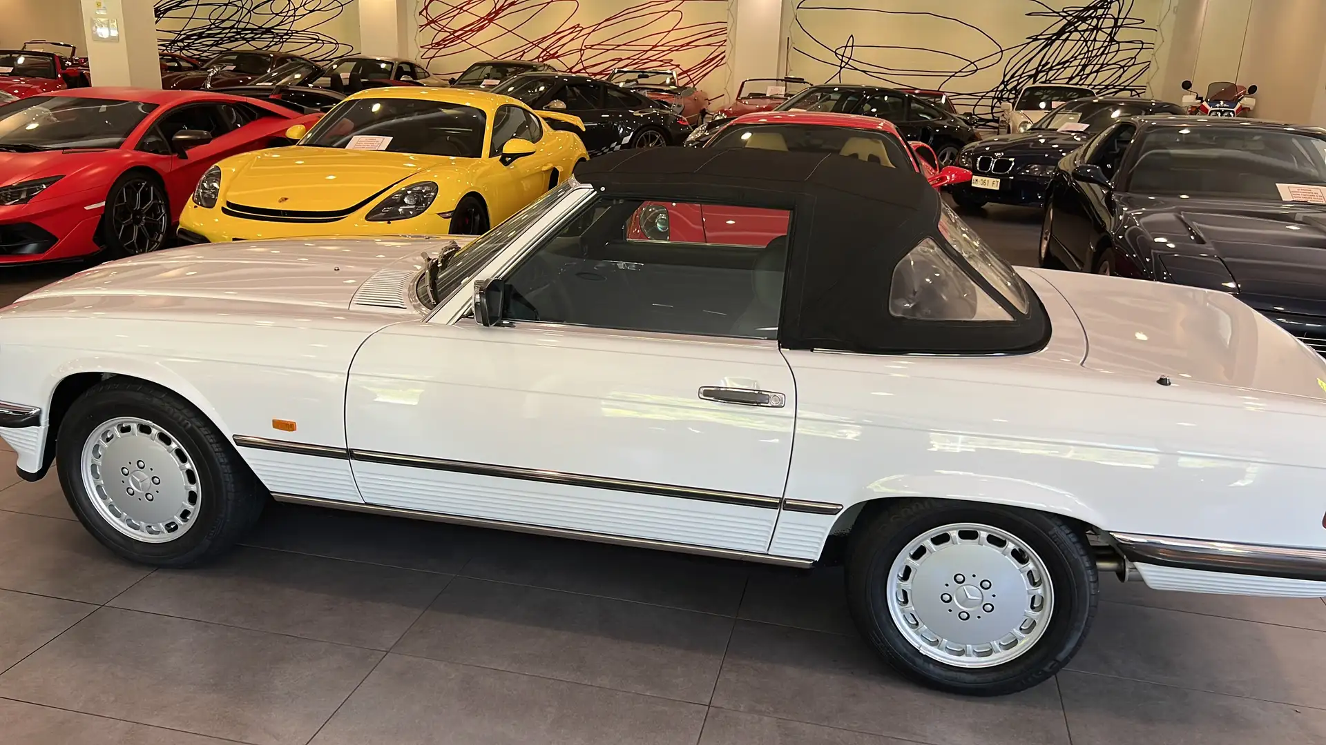 Mercedes-Benz 300 Sl Cabriolet mod. R107 Bianco - 1