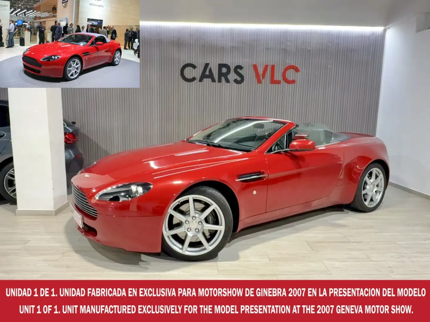 Aston Martin Vantage Roadster Burdeos - 1