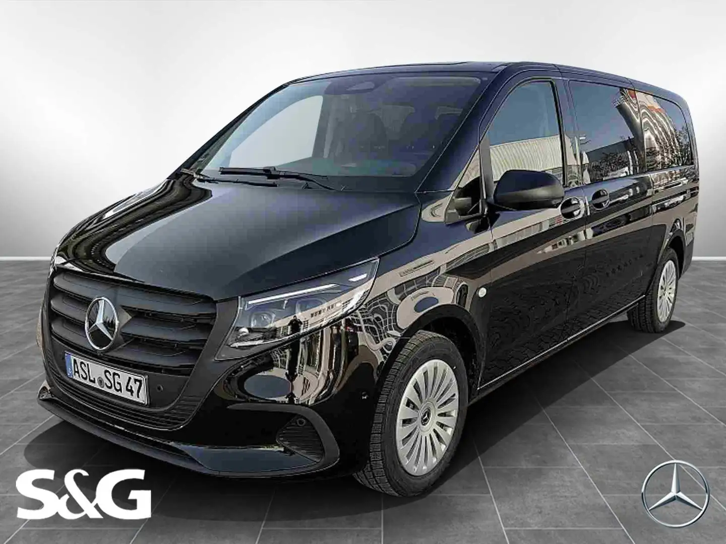 Mercedes-Benz Vito 116 CDI Tourer PRO extralang M-LED+AHK+360° Schwarz - 1