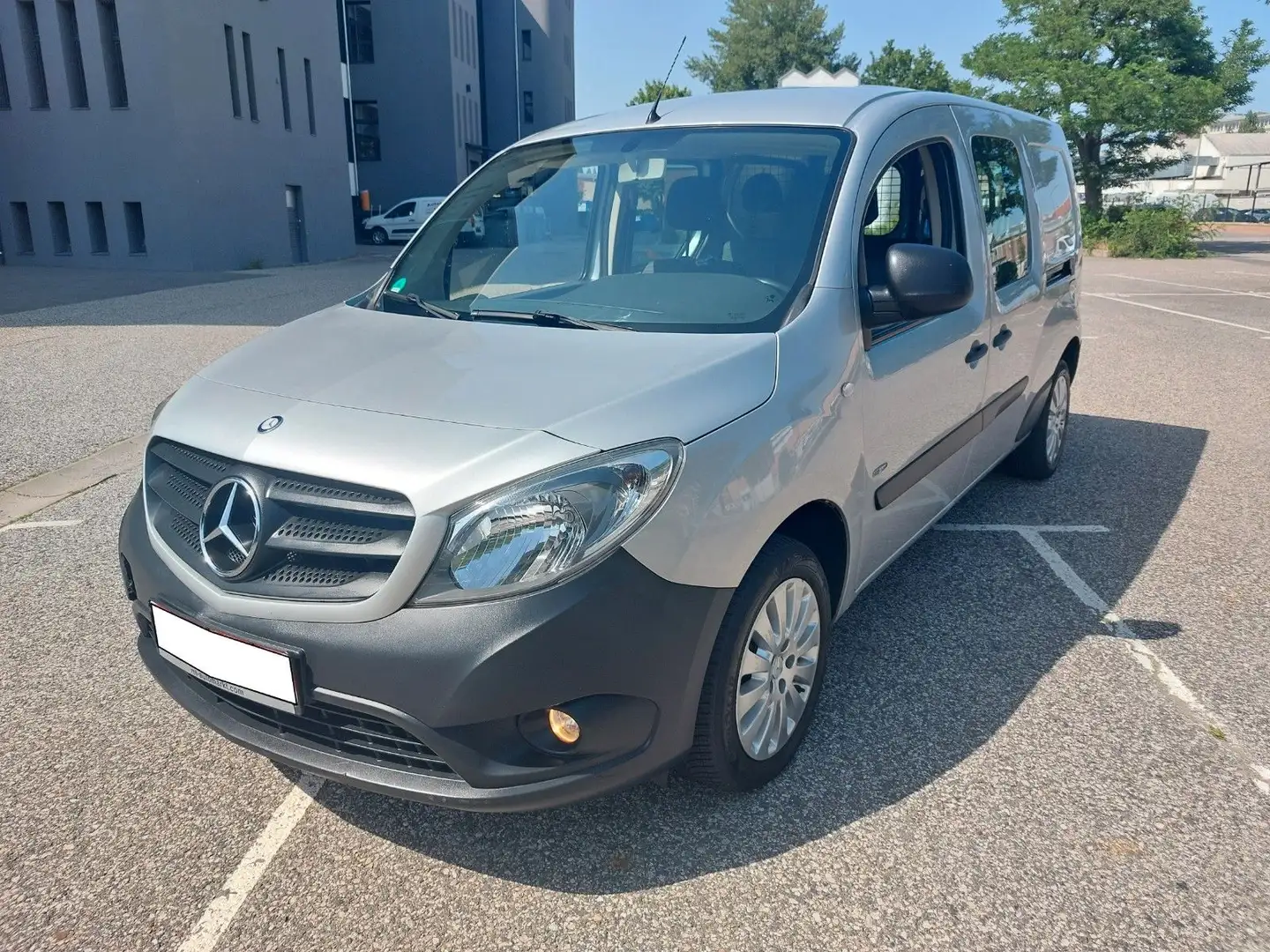 Mercedes-Benz Citan Mixto 109 CDI extralang 1.Hand Silber - 1