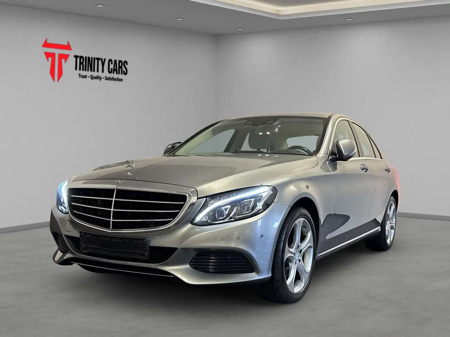 Mercedes-Benz C 200 EXCLUSIVE/ HUD/ LED ILS/ KEYLESS/ MEMORY/ SCHIEBE Gris - 2