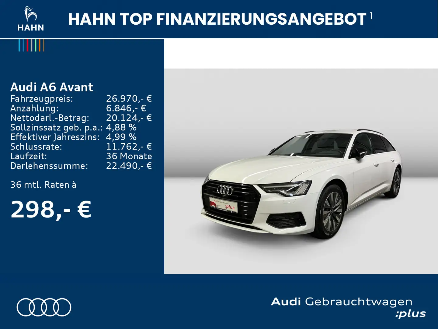 Audi A6 40 TDI  AHK Matrix Virtual ACC Rückf Na Schwarz - 2