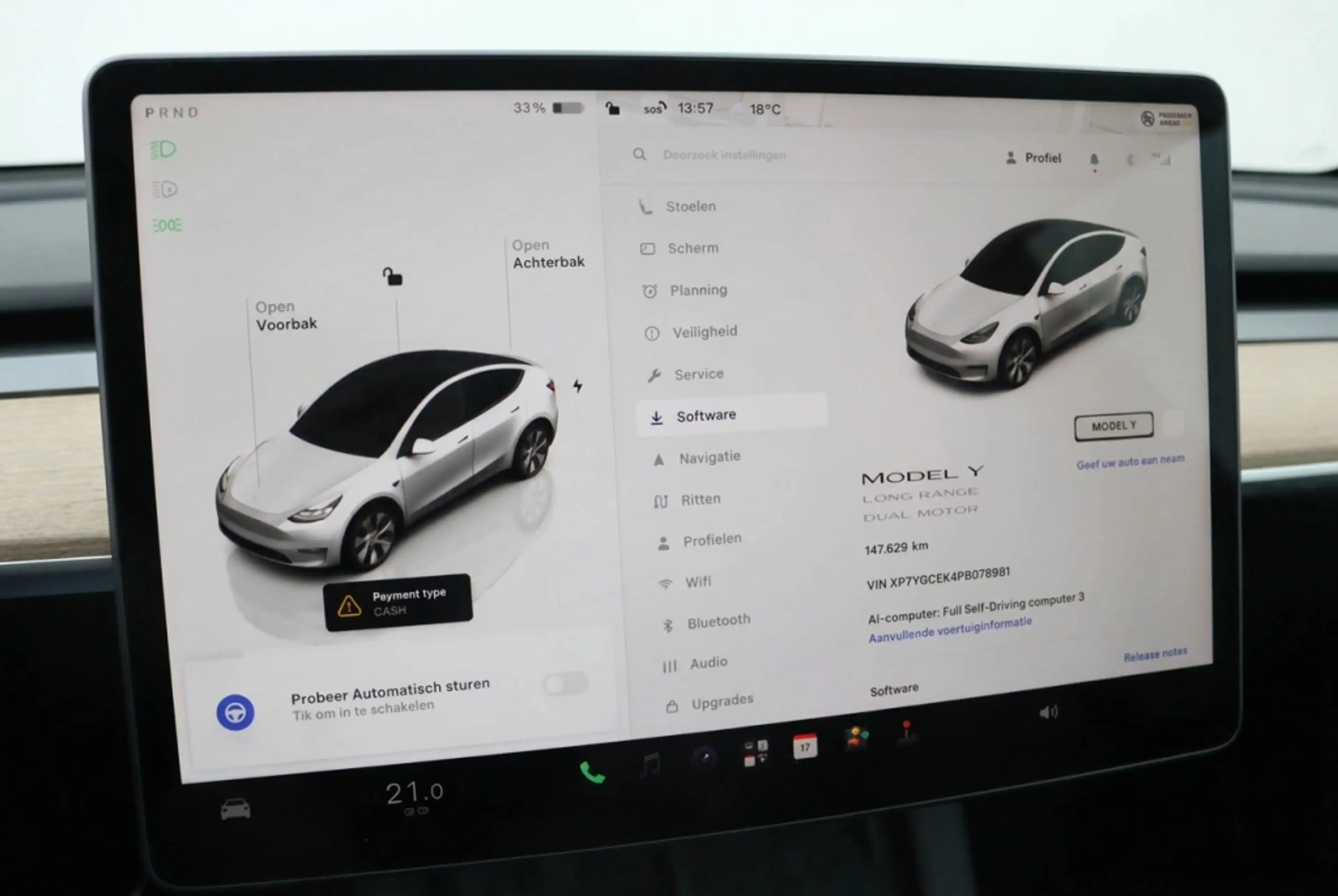 Tesla Model Y Long Range AWD 75kWh Full Self Driving l Warmtepom — photo 16