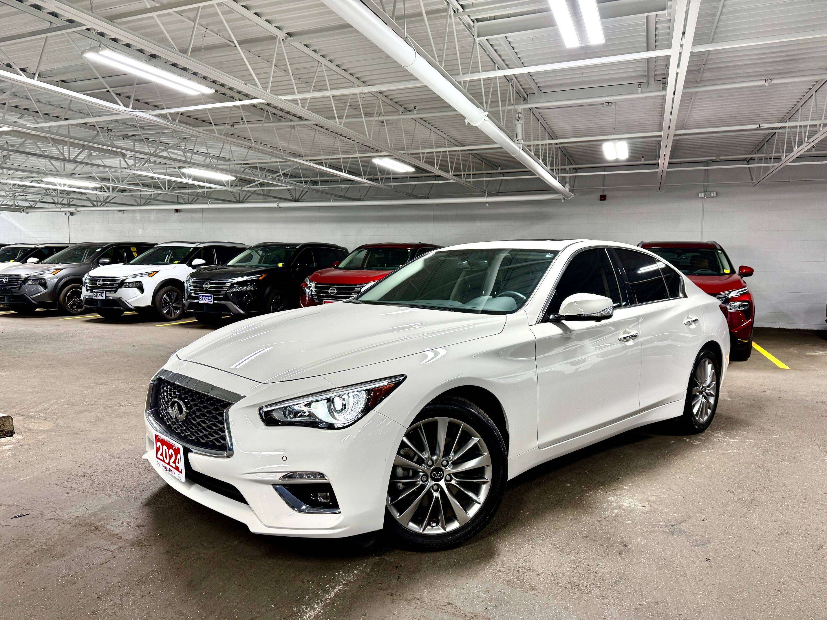 2024 Infiniti Q50 LUXE, BOSE, LEATHER, 360 CAM, APPLE CARPLAY, MEMOR