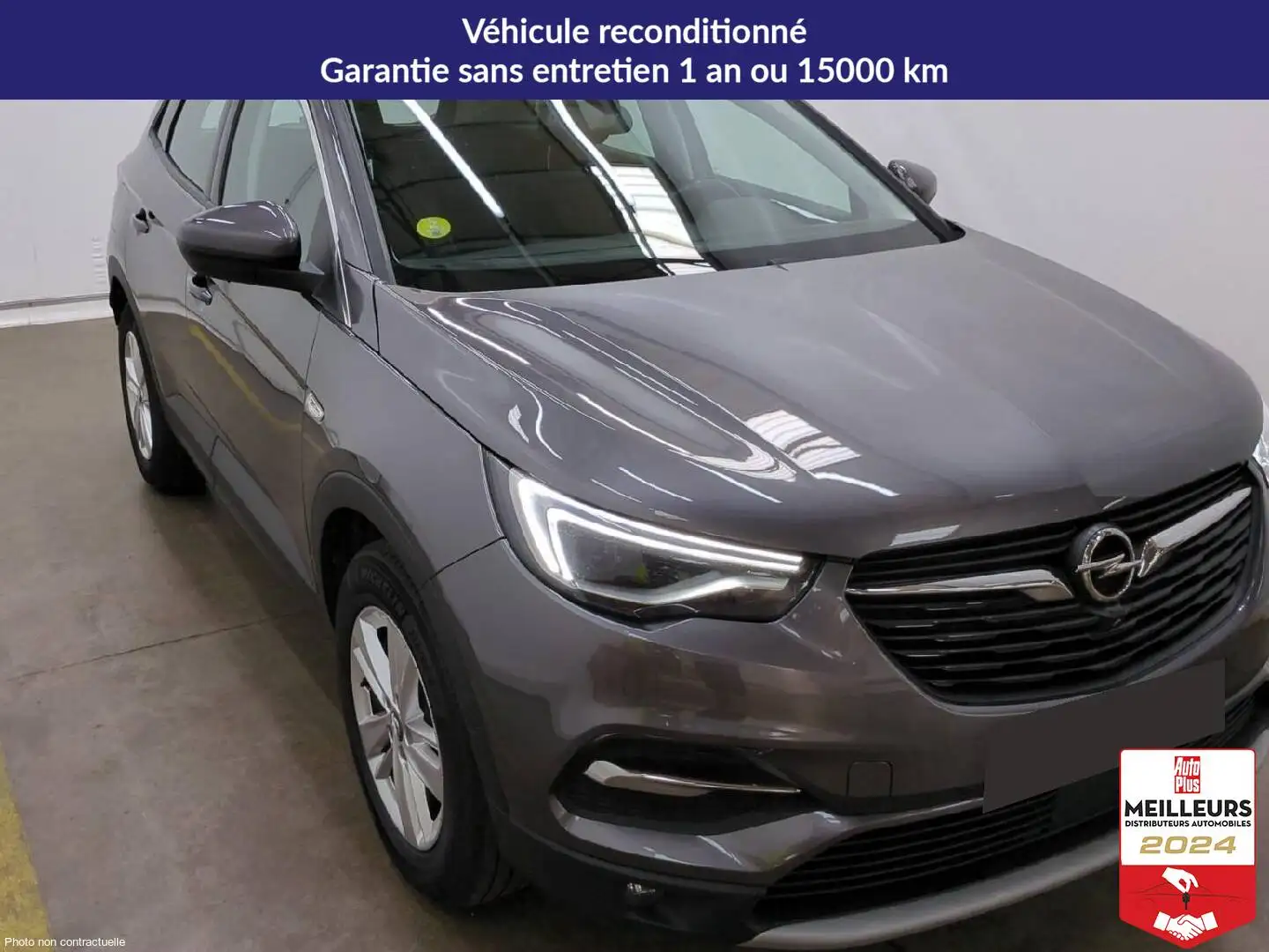 Opel Grandland X 1.5 Diesel 130 BVA8 Edition +GPSPro +Caméra360 Gri - 2