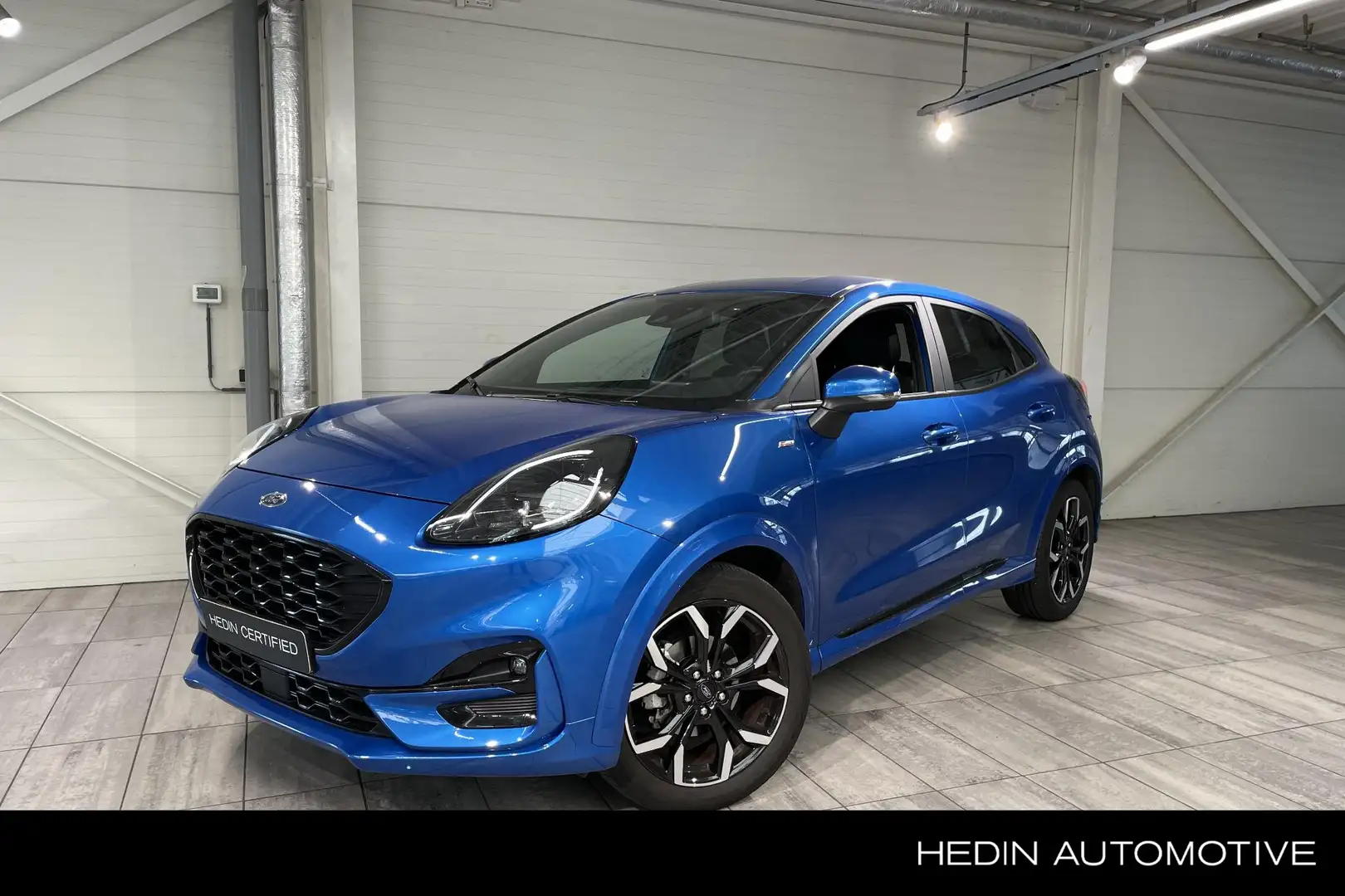 Ford Puma 1.0 EcoBoost Hybrid 125pk ST-Line X Blauw - 1