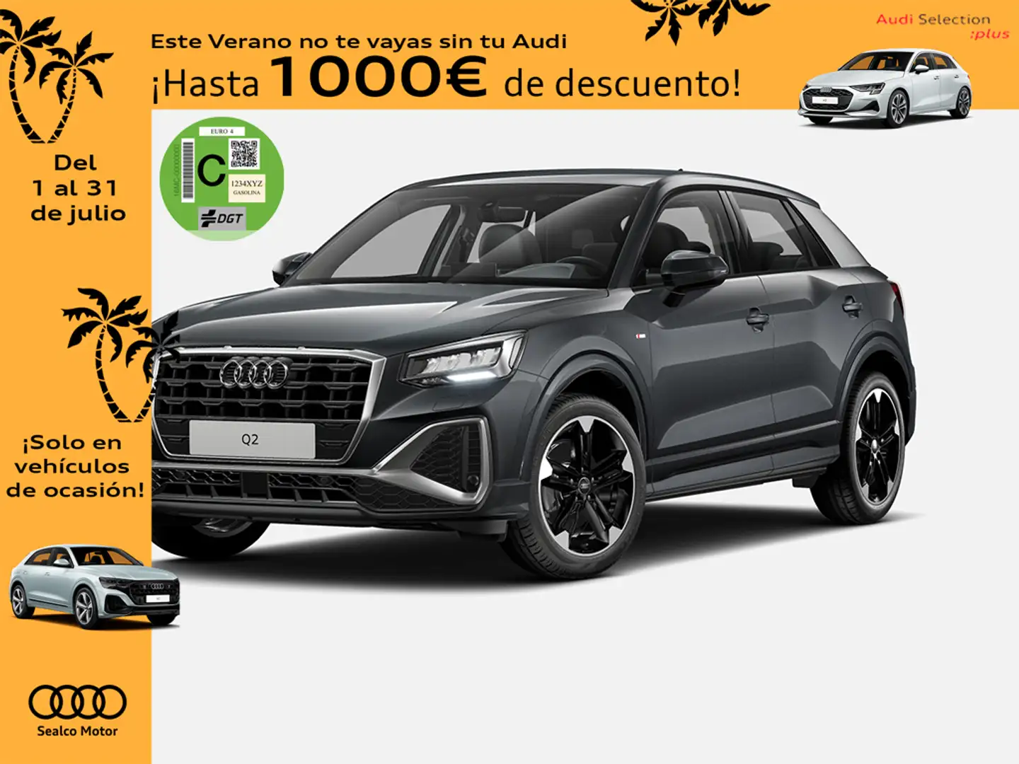 Audi Q2 35 TDI Adrenalin S tronic 110kW Gris - 1