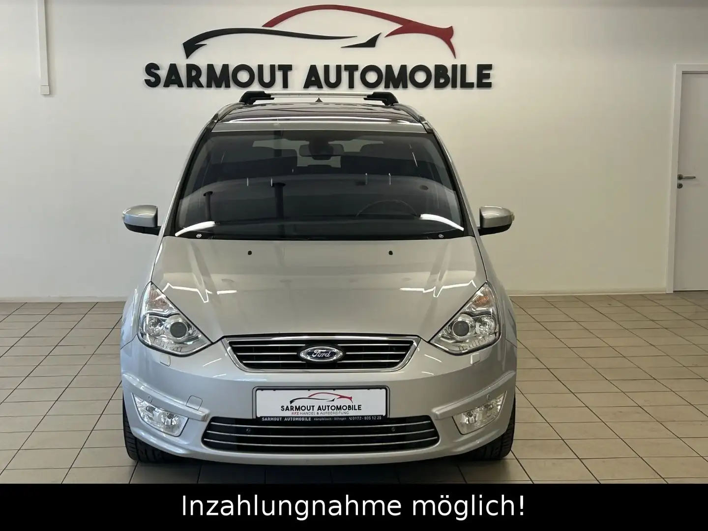 Ford Galaxy 2,2 TDCi Titanium PANO NAVI Bixeno AHK 7 Silber - 2