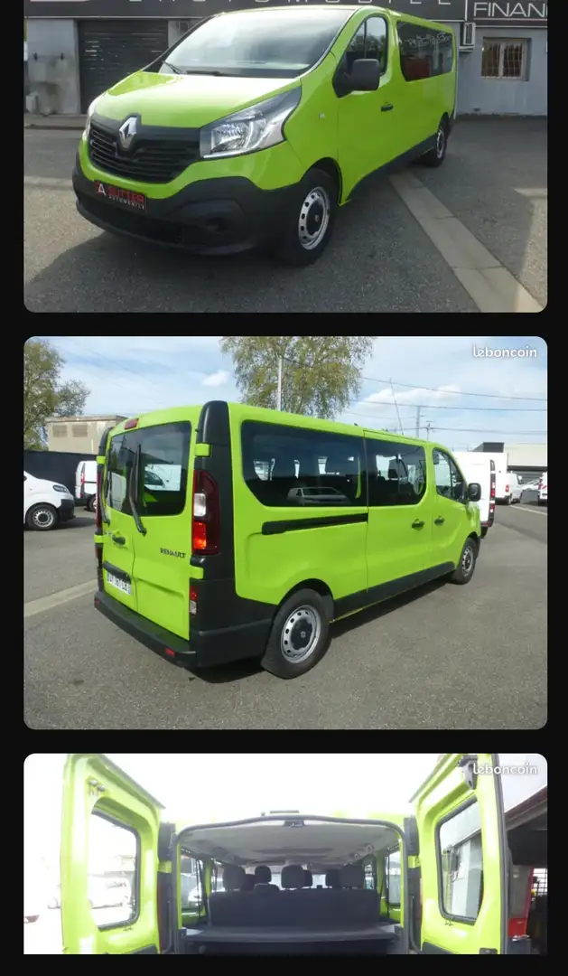 Renault Trafic 1.6 DCI L2H1 BUS Vert - 2