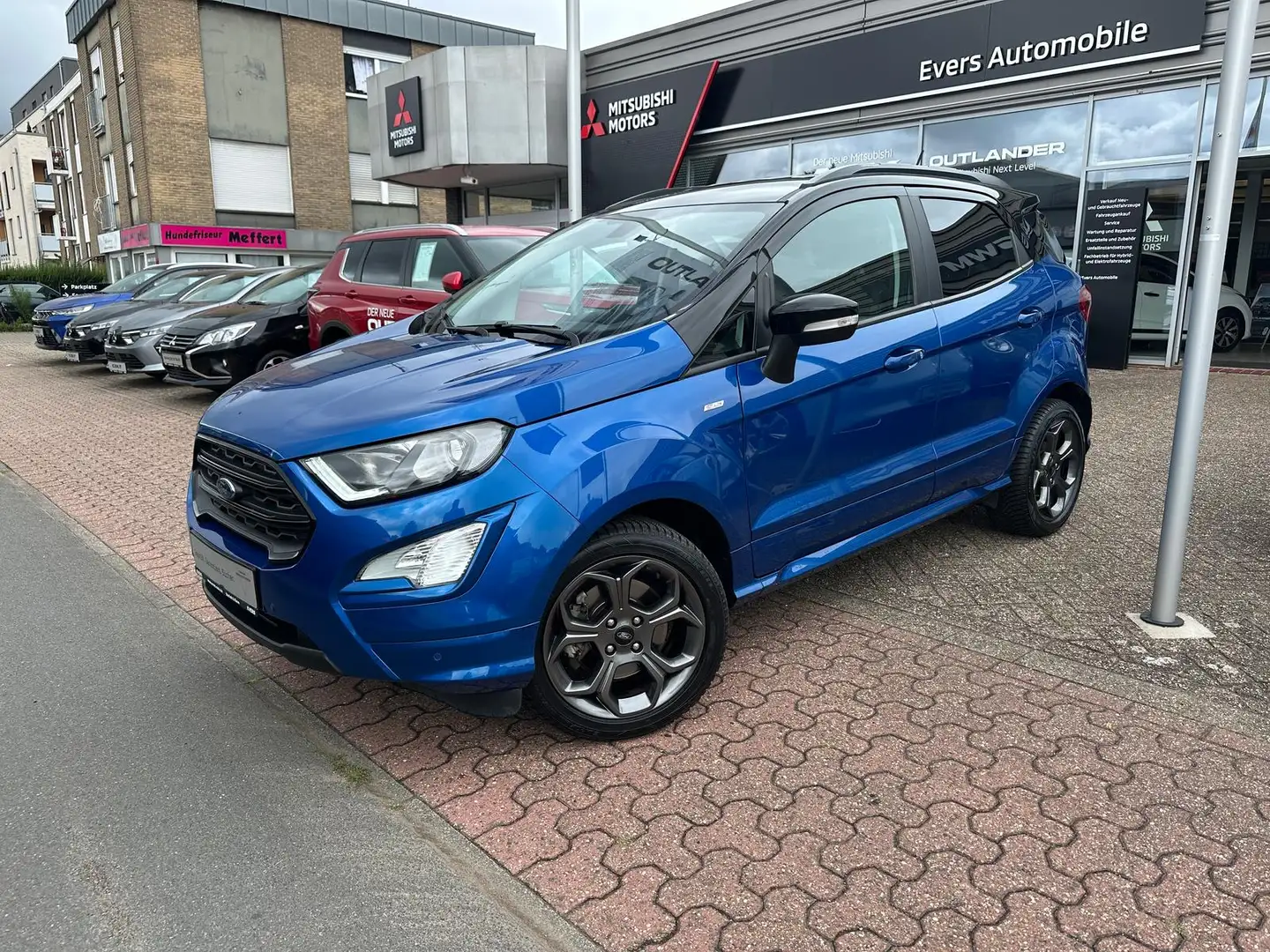 Ford EcoSport 1.0 ST-Line *NAVI*SHZ*KLIMA*TEILLEDER Синій - 2