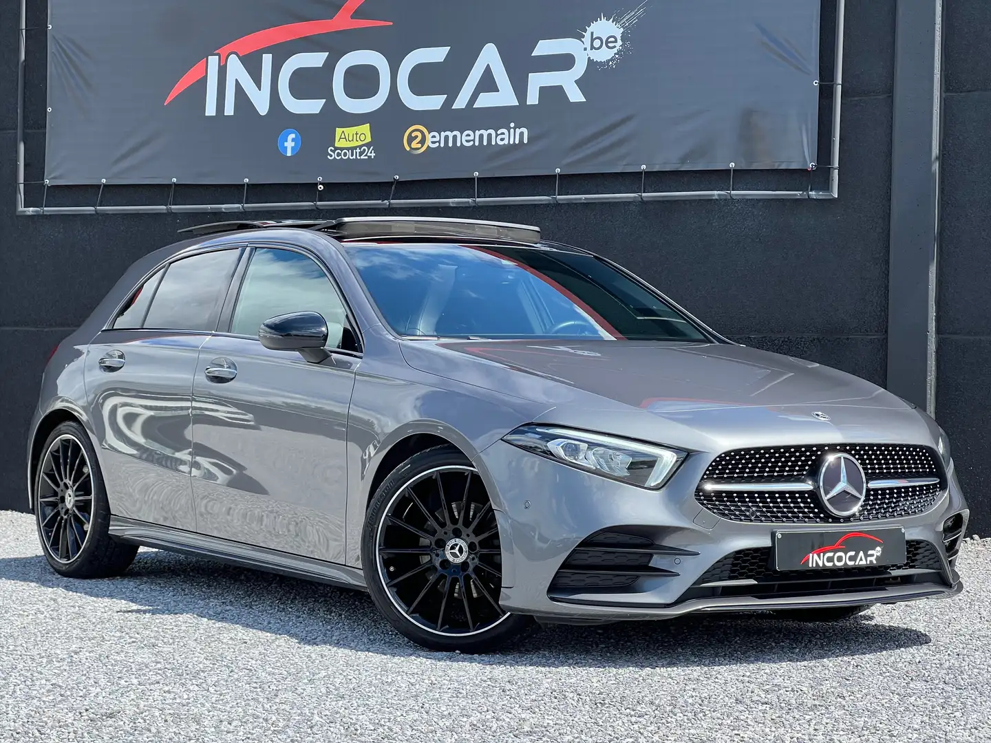 Mercedes-Benz A 180 d // Pack AMG // Toit pano * GARANTIE 1 AN * Gri - 1