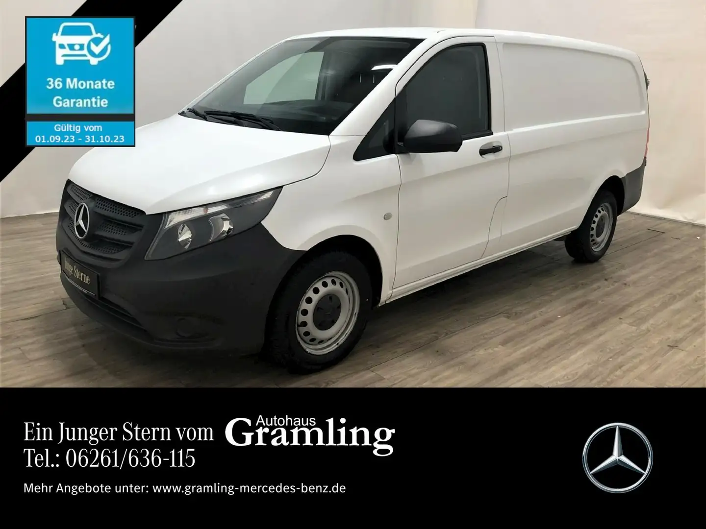 Mercedes-Benz Vito 110 CDI KA lang *Klima*PTS*Kamera*Holzboden Weiß - 1