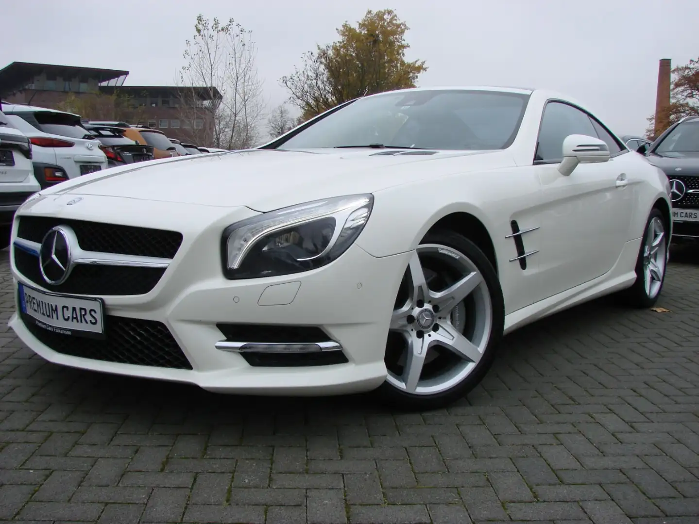 Mercedes-Benz SL 500 Roadster AMG Magic Sky H&K Distronic Fehér - 2