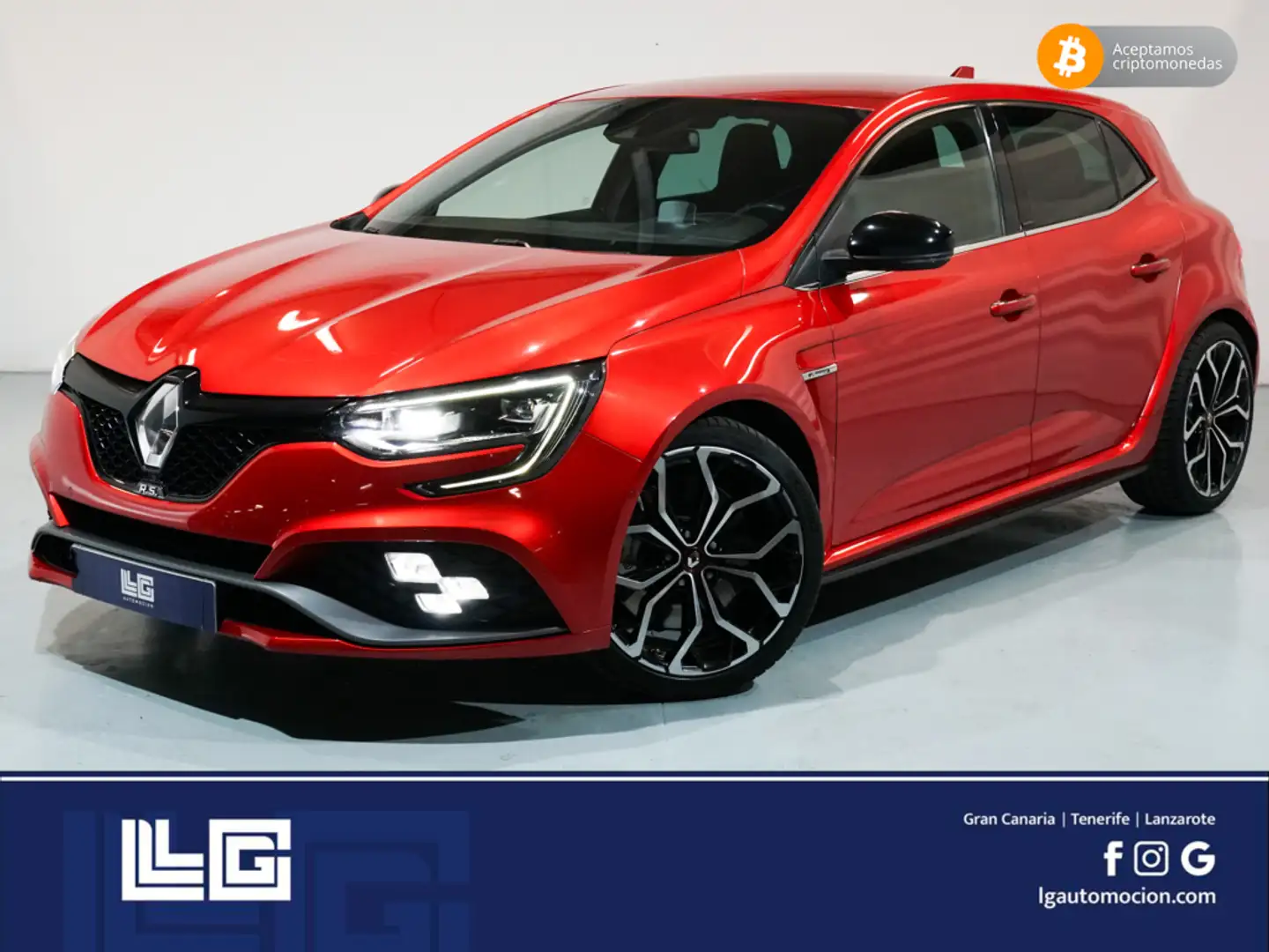 Renault Megane Berlina Automático de 5 Puertas Burdeos - 1