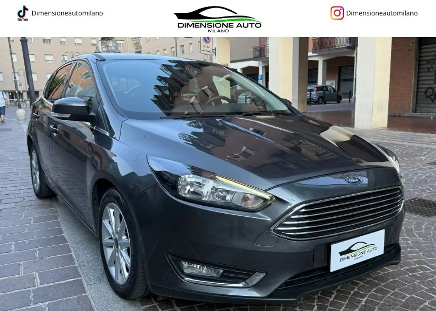 Ford Focus Focus 5p 1.5 tdci Titanium s Grigio - 1