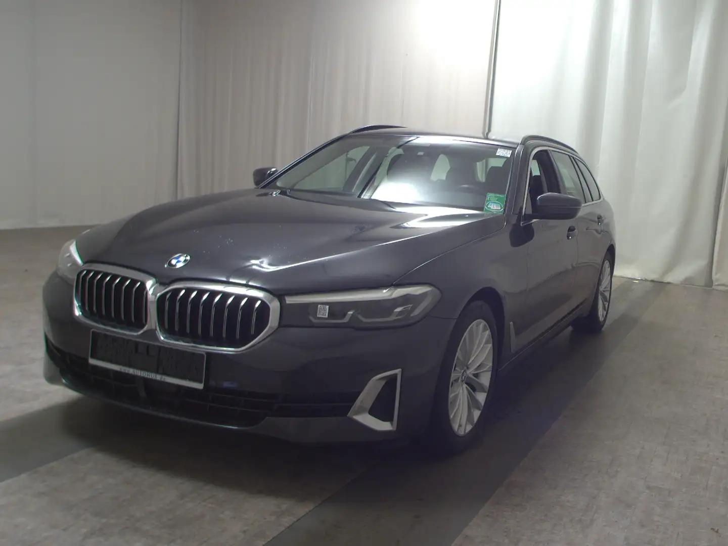 BMW 520 dA Touring Luxury-Line Leder Navi LC Pro AHK Gris - 2