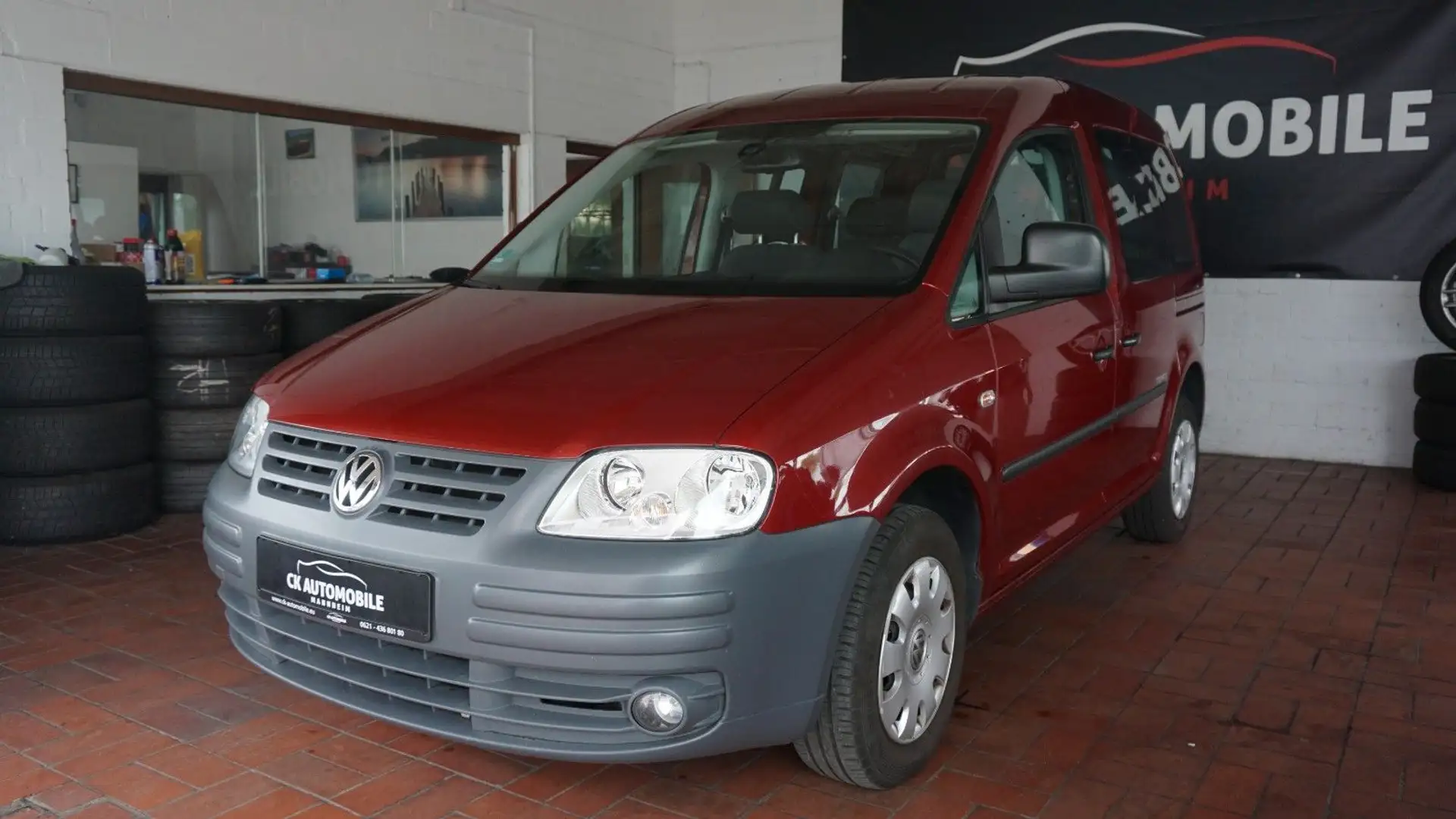 Volkswagen Caddy Life Team KLIMA*1-HD*ZAHNRIEMEN-NEU*TOP!!! Rot - 2