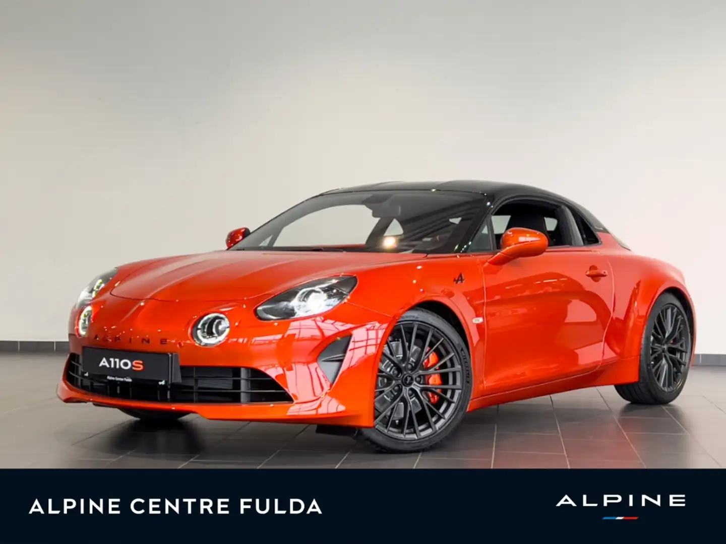 Alpine A110 S Focal + PDC +Kamera + FOCAL + Dach schwarz Arancione - 1