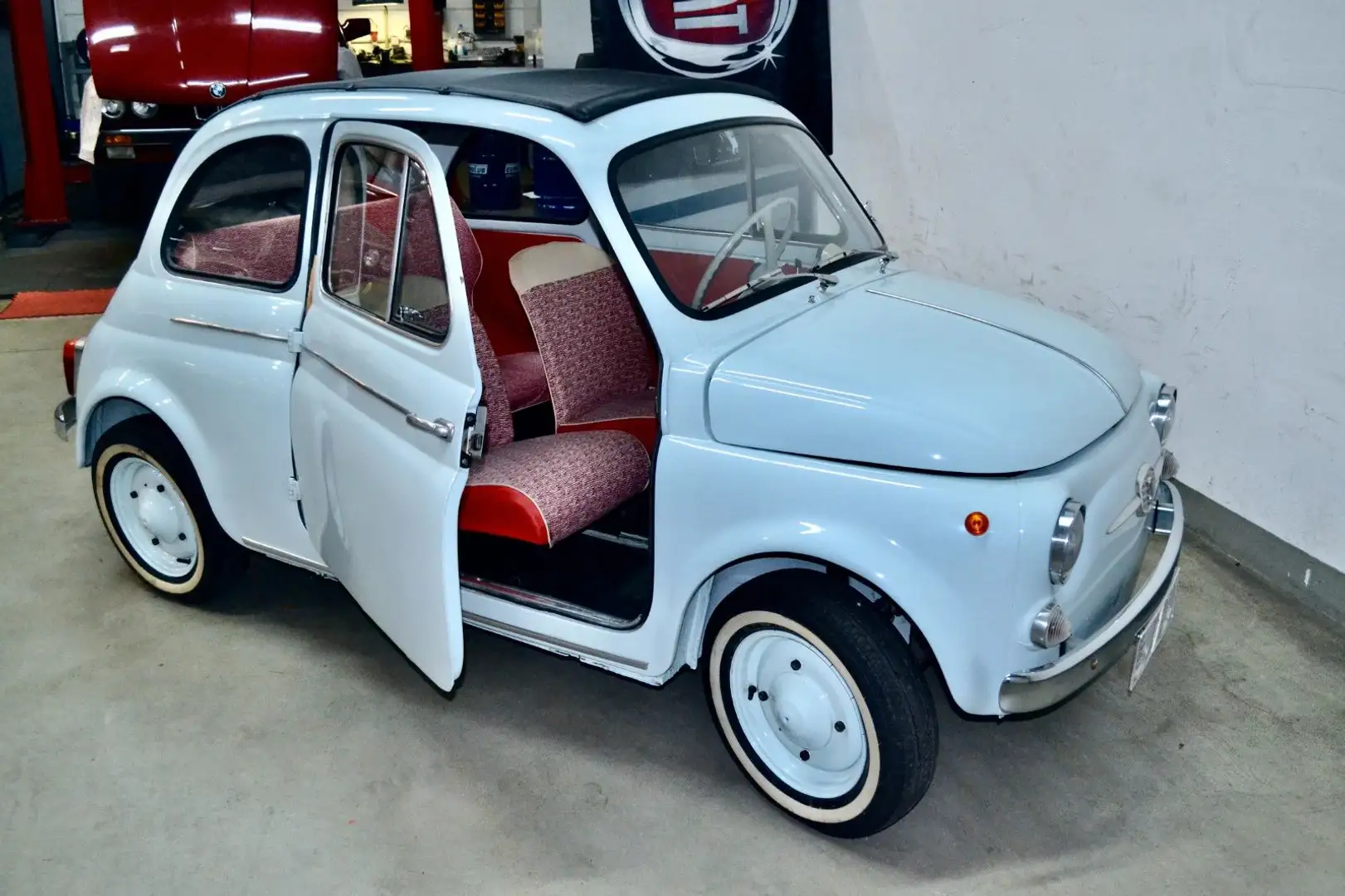 Fiat 500 Nuova D Tipo 110D  Cabrio Blau - 1