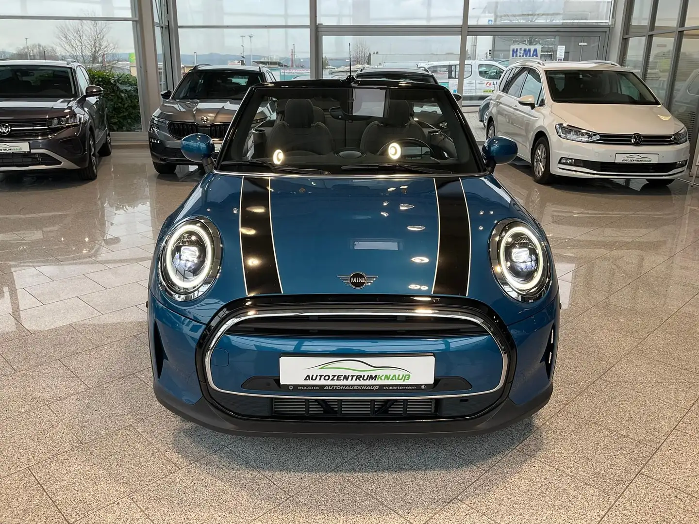 MINI Cooper 1.5 Cabrio LED HUD Navi R-Kam Kessy VirtualCockpit Bleu - 2