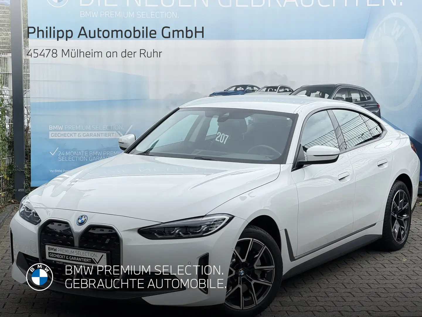 BMW i4 eDrive40 Gran Coupé Widscreen Finanz. 1,89% Weiß - 1