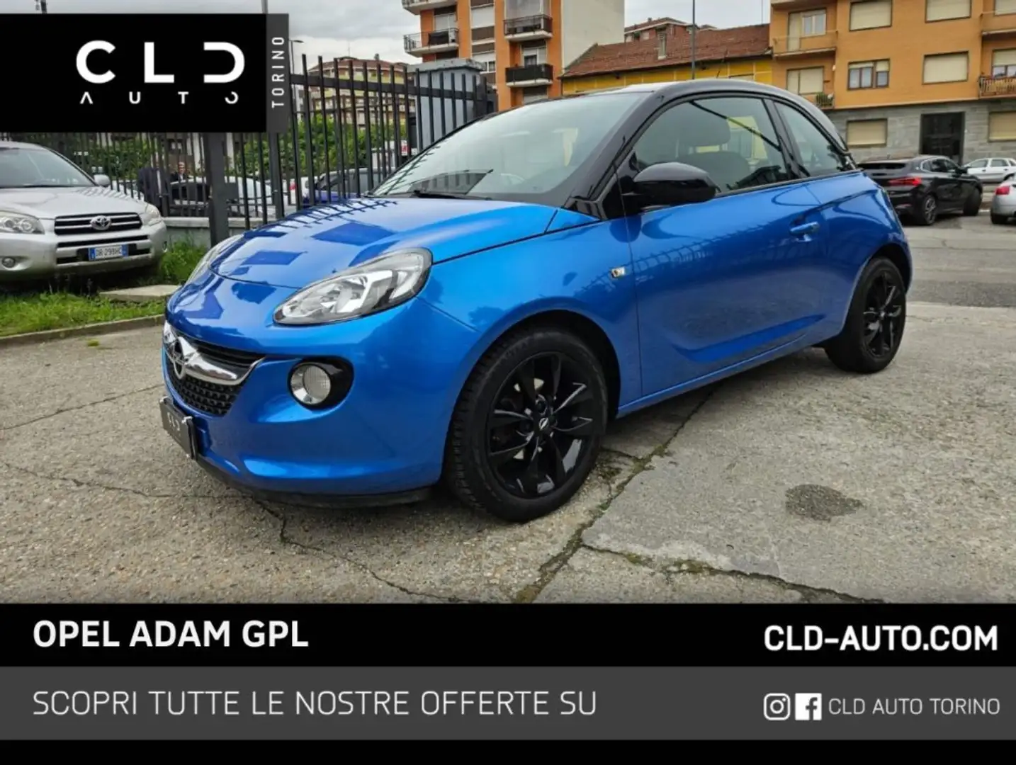 Opel Adam 1.4 87 CV GPL Tech Blu/Azzurro - 1