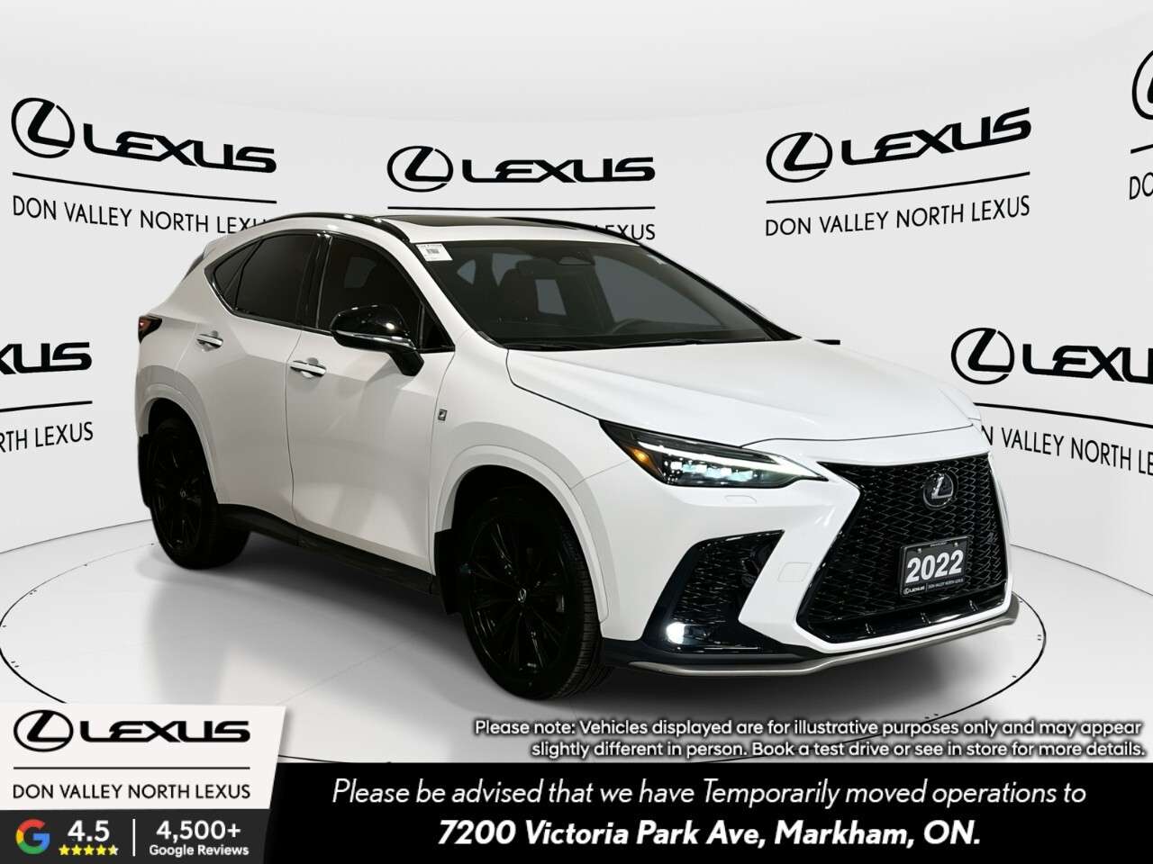 2022 Lexus NX F Sport 1-F Sport Wheels and Seats-Head Up Display