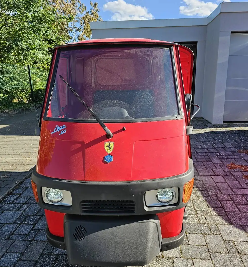 Piaggio Ape APE 50 Kasten Rot - 2
