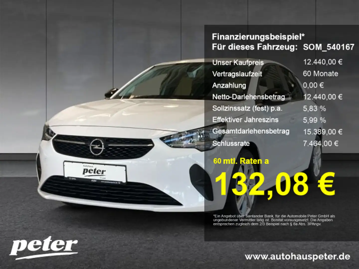 Opel Corsa Corsa F 1.2 Edition Klima Sitzheizung Allwetter Blanc - 1