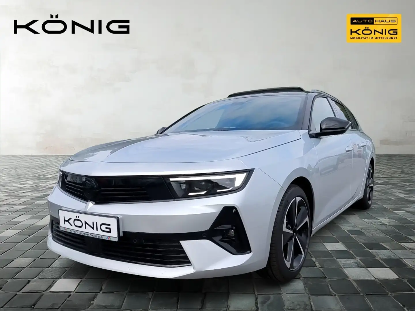 Opel Astra Sports Tourer 1.2 GS *PANO*MATRIX*360°* Silber - 1