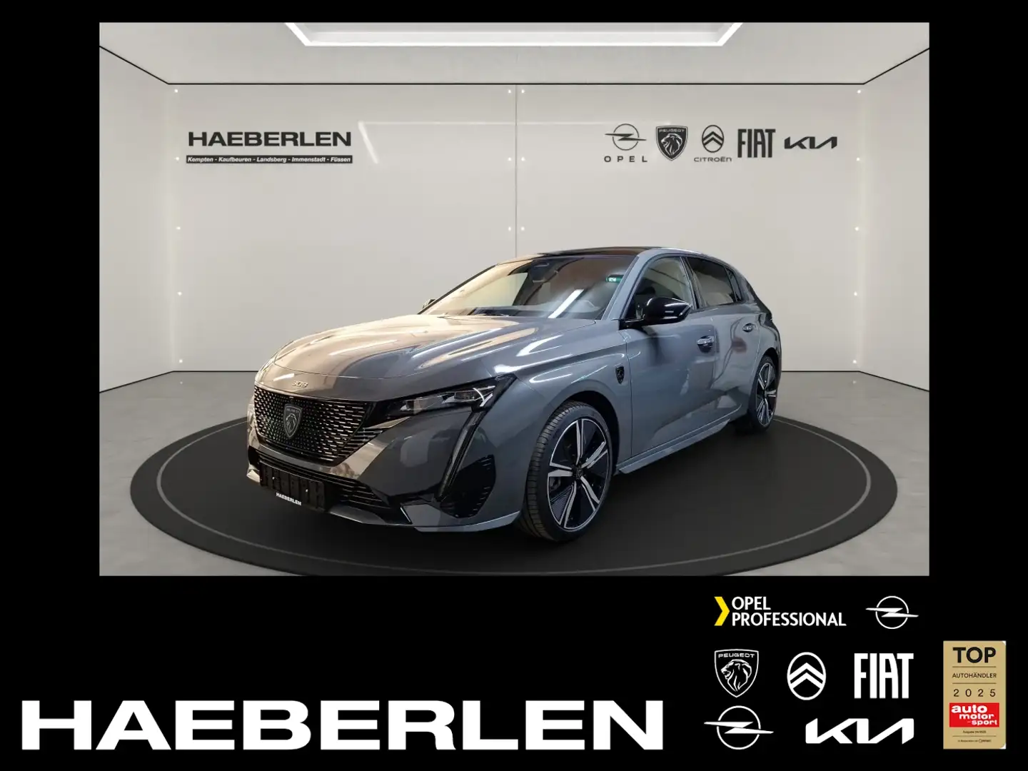 Peugeot 308 GT SOFORT 360° Kamera | Alcantara | Grau - 1