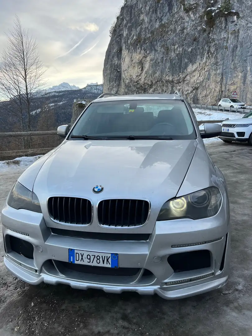 BMW X5 X5 E70 xdrive30d (3.0d) Futura auto Plateado - 2