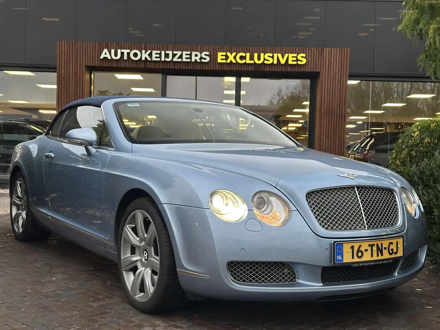 Bentley Continental GTC 6.0 W12 Cabriolet Nederlandse auto, perfect onthou Bleu - 1