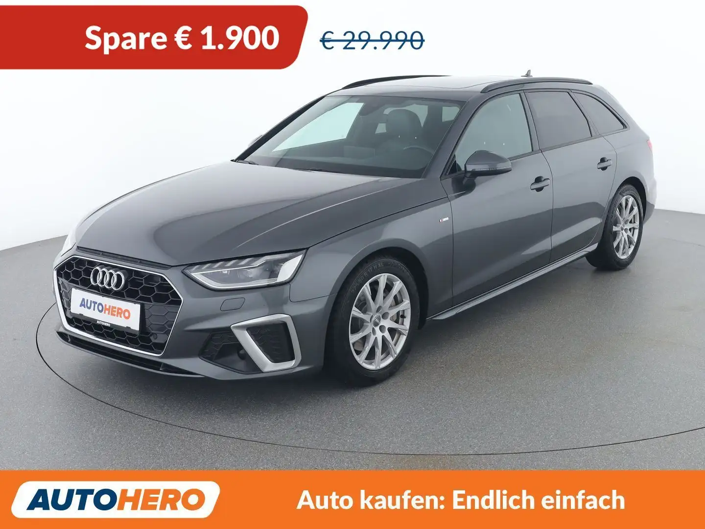 Audi A4 40 TDI S line Grau - 1