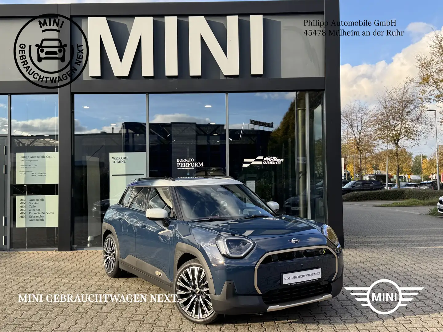 MINI Aceman SE PaketXL PANO Massage h&k DA+ AHK 0,99% Blau - 1