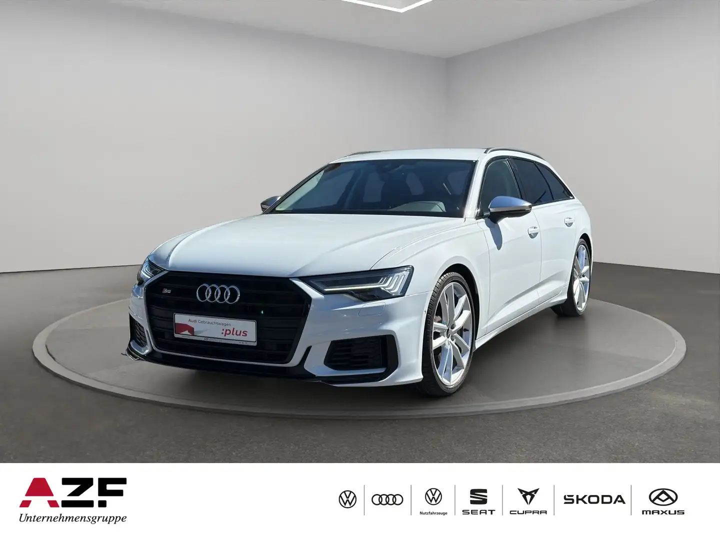 Audi S6 3.0 TDI qu. Tip. AHK+HD-MATRIX+B&O+NAVI Blanc - 1