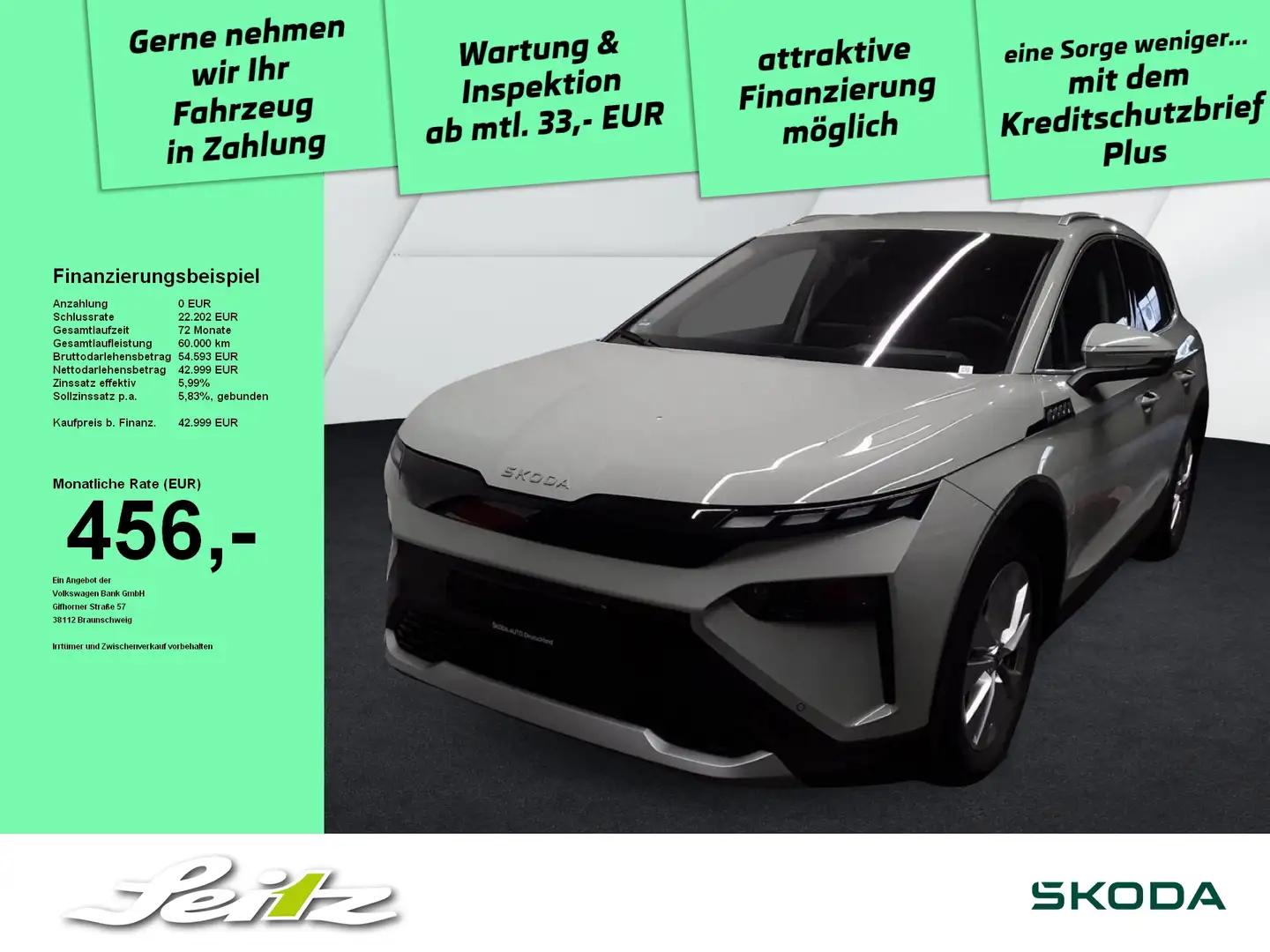 Skoda Elroq 85 Loft *AHK*HEAD-UP*MATRIX*KAMERA* Vert - 1