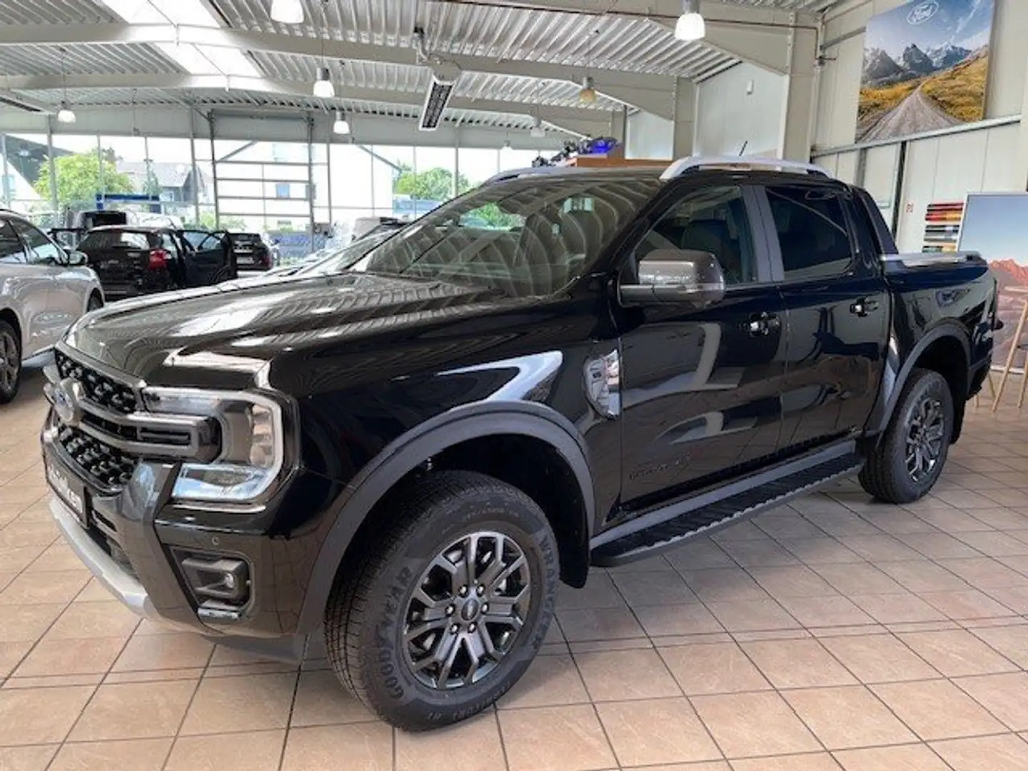 Ford Ranger 3.0 V6 Aut. Wildtrak e-4WD SYNC4, Rollo, AHK, ACC Noir - 1