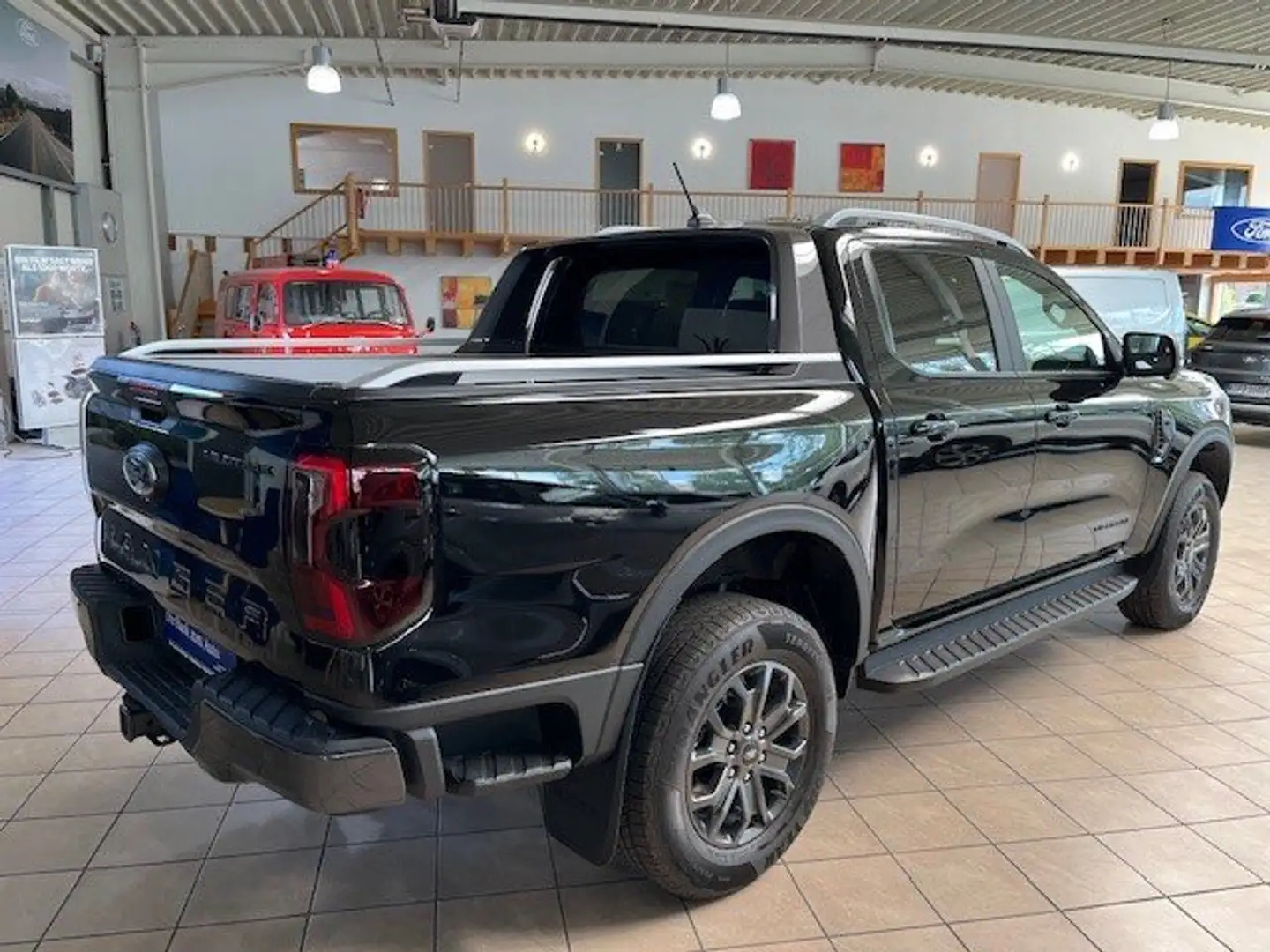 Ford Ranger 3.0 V6 Aut. Wildtrak e-4WD SYNC4, Rollo, AHK, ACC Noir - 2