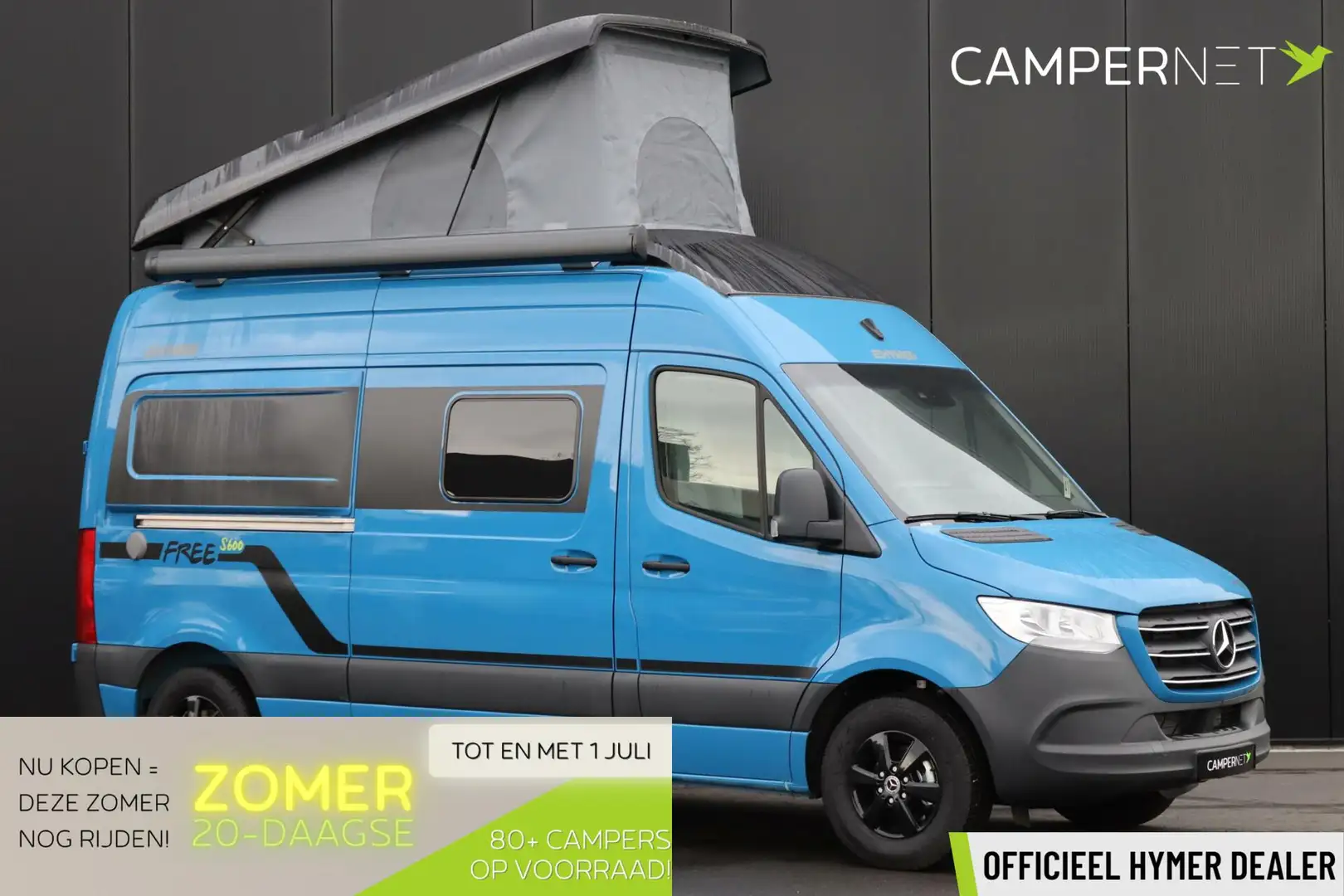 Overig Hymer Free S 600 Blue Evolution 170pk Automaa Blauw - 1