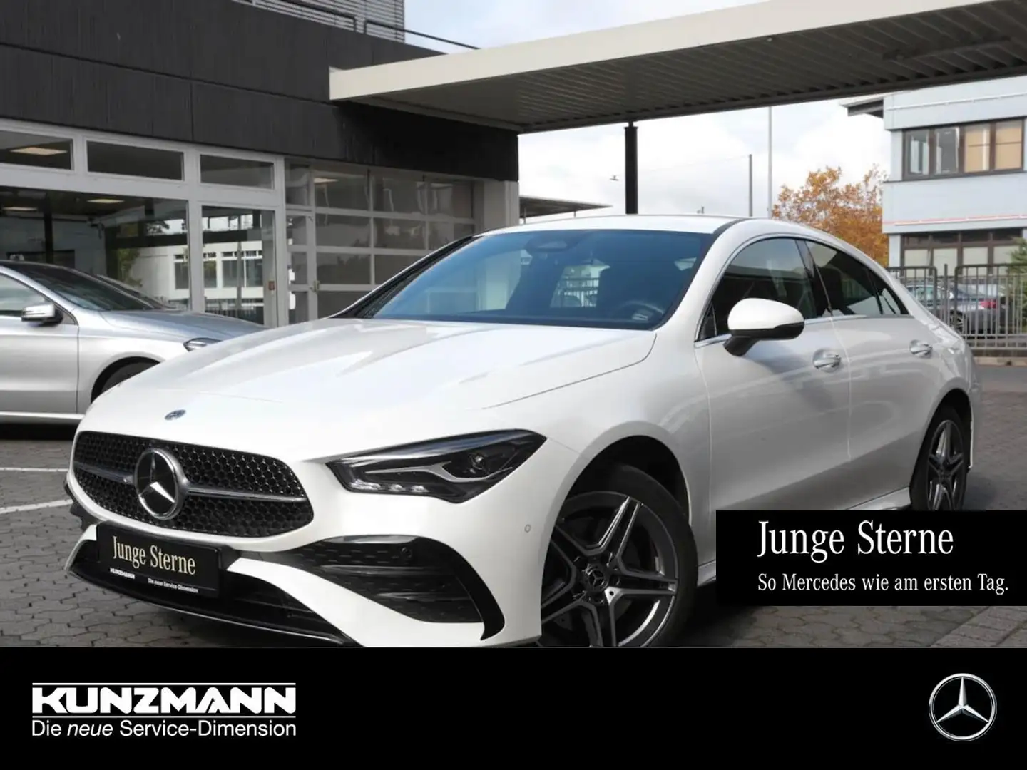 Mercedes-Benz CLA 250 e Coupé AMG MBUX Navi Navi AHK Kamera Blanc - 1