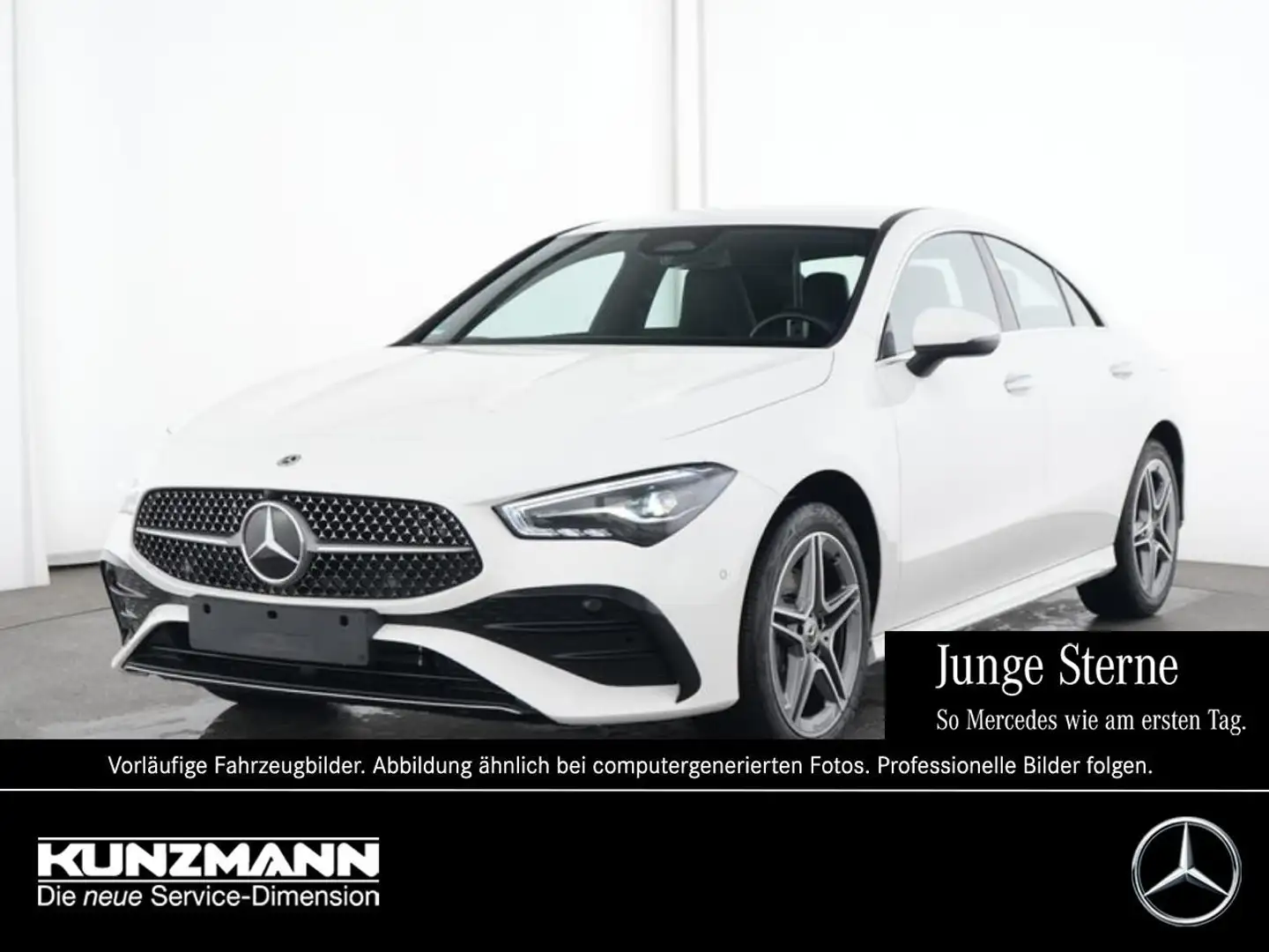 Mercedes-Benz CLA 250 e Coupé AMG MBUX Navi Navi AHK Kamera Weiß - 1